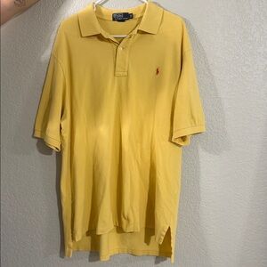 Polo by Ralph Lauren Men's Polo Shirt in Yellow